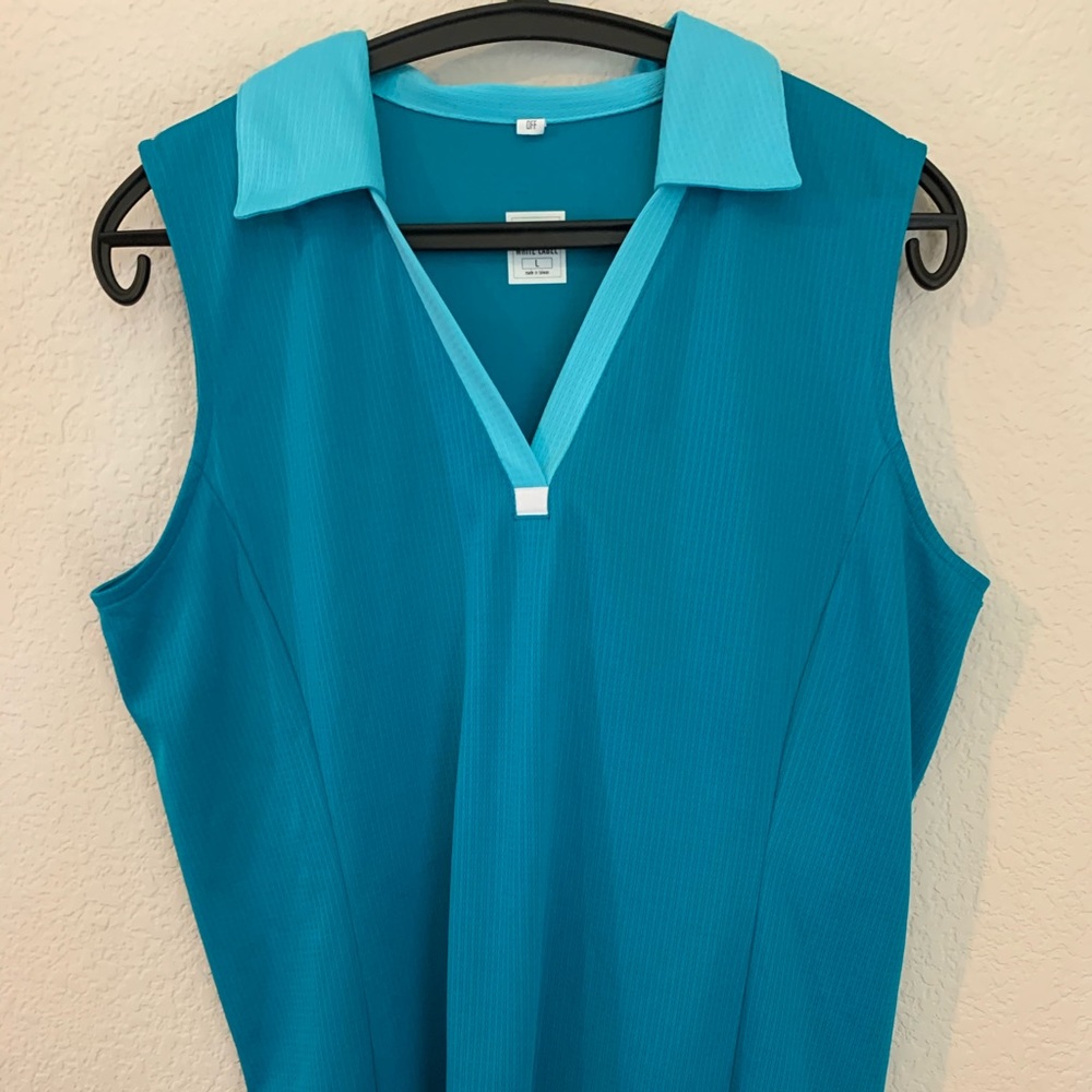 Tail White Label Blue Tank Top